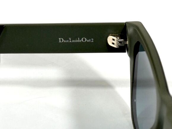 Christian Dior Inside Out 2 Black Olive Green Sunglasses Case Italy Minimalist main image 13